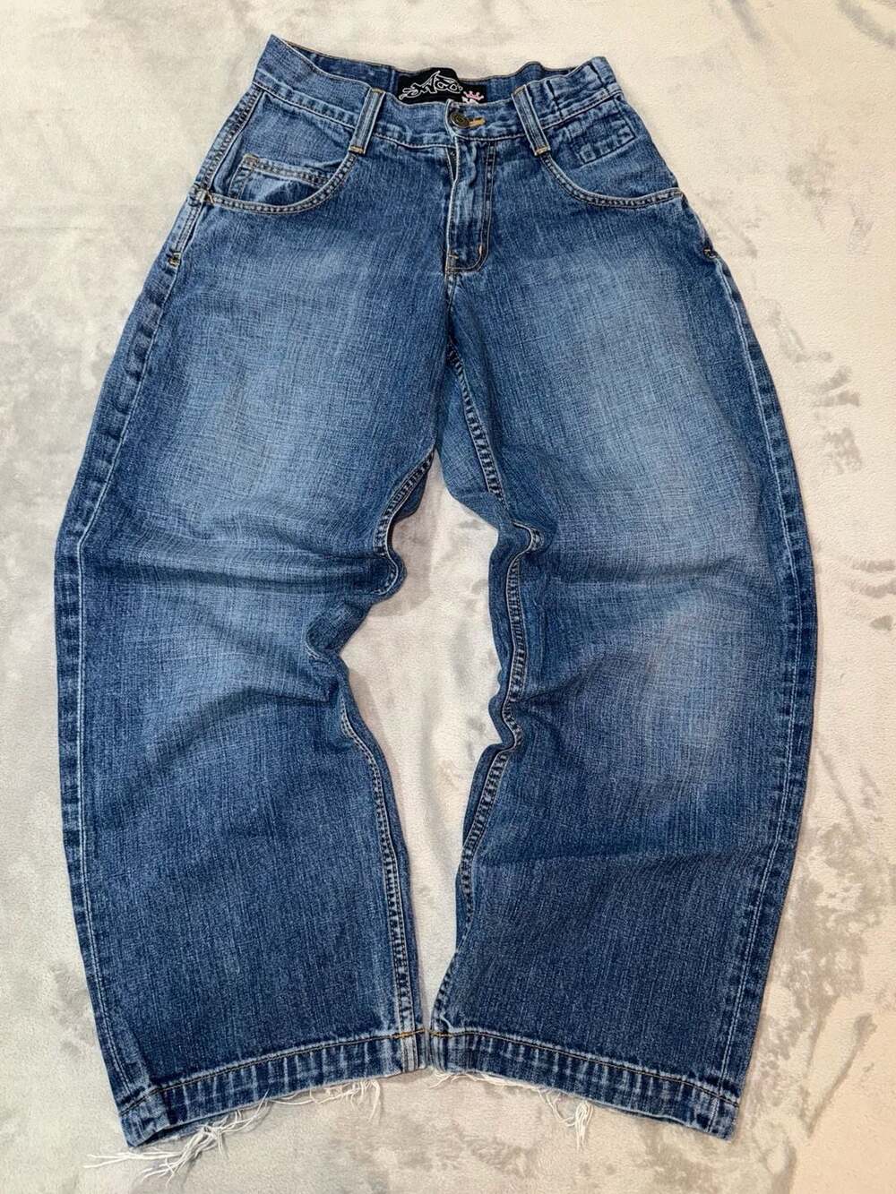 JNCO 85 Crown Logo Vintage Baggy Denim Jeans